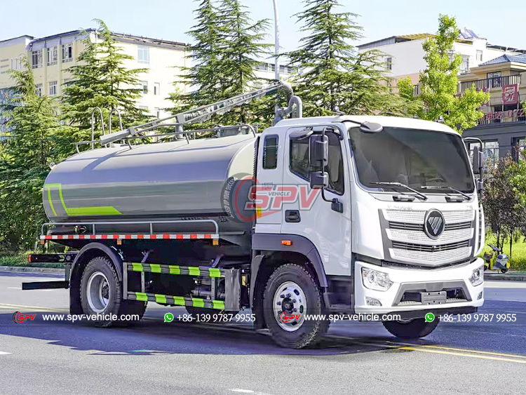 FOTON Honey Collection Truck - Front Right Side